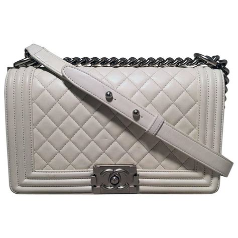 chanel white boy bag|Chanel le boy bag yupoo.